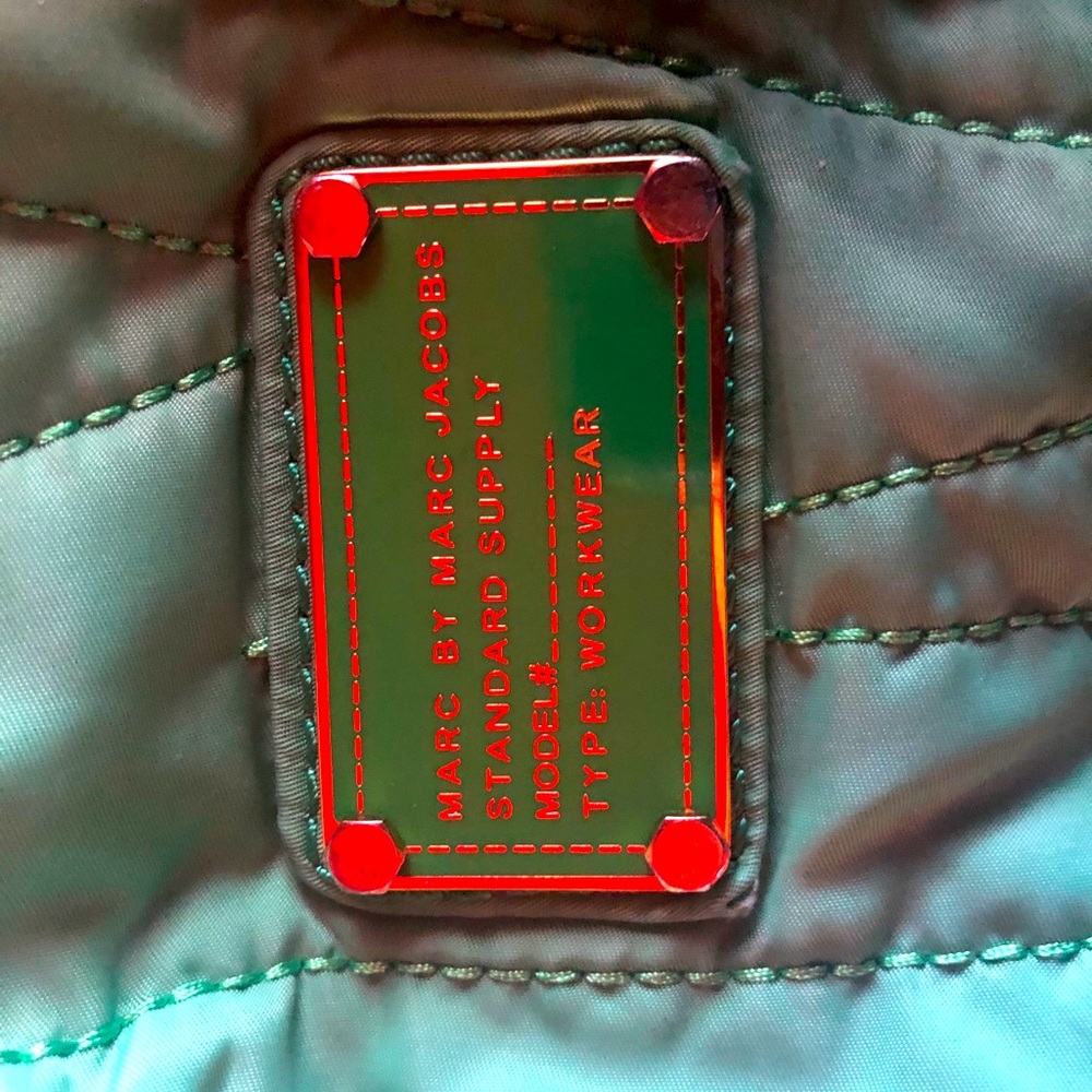 Marc Jacobs Green Nylon Bag